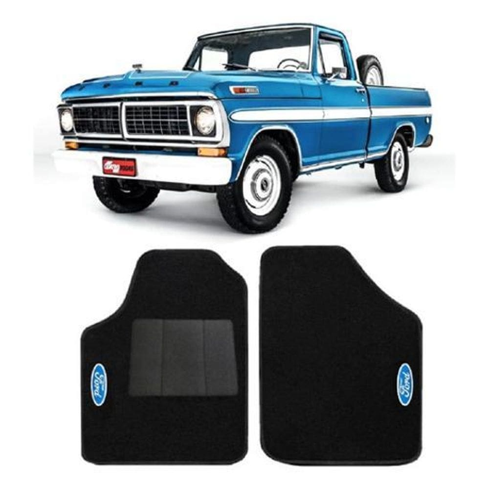 Jogo De Tapete Automotivo F100 97 Carpete Luxo