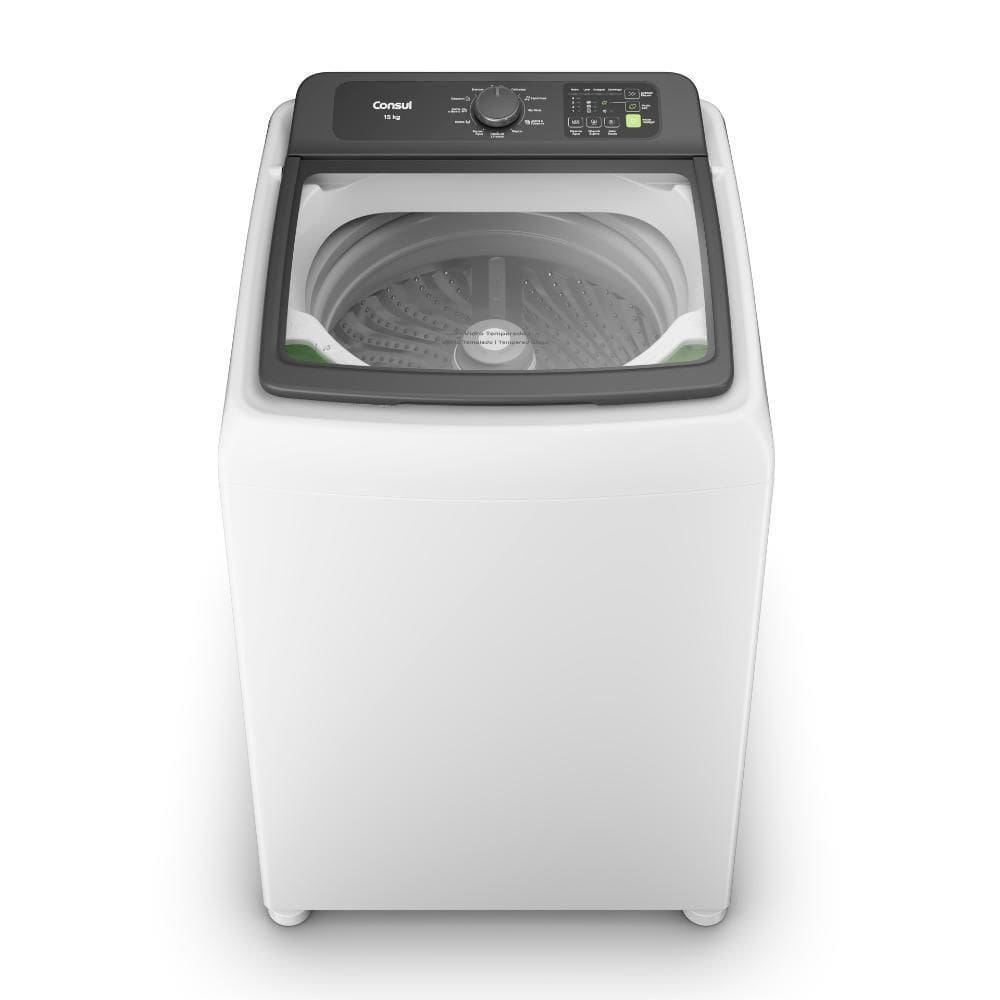 Máquina De Lavar Consul 15kg Com Modo Eco Branca CWN15AB220V