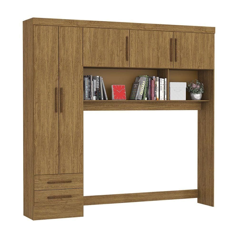 Guarda-roupa Modulado 5 Portas 2 Gavetas Carioca Móveis Cinamomo