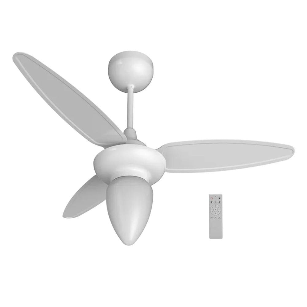 Ventilador Teto Inverter Motor DC 30W Iluminação e 6 Velocidades Bivolt Ventisol