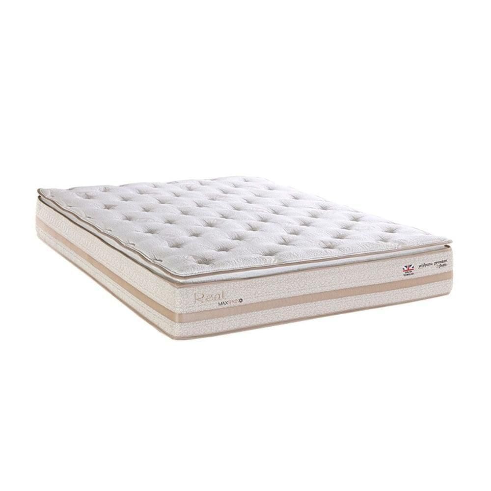 Colchão Queen Molas Maxspring Real Pillow Top (158x198x30) - Herval