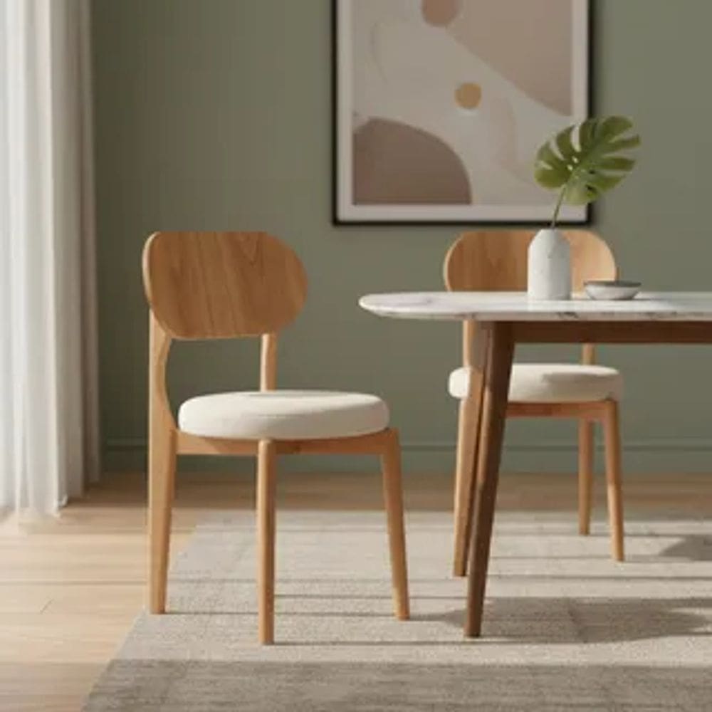 Cadeiras com Encosto Curvado - Chelsea - Gold Salas