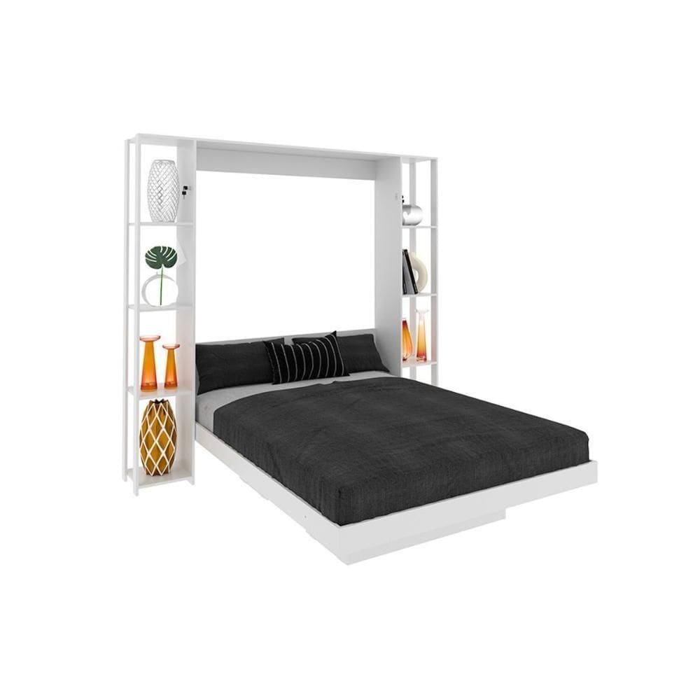 Cama Dobrável Cm8040 Branco - Tecno Mobili