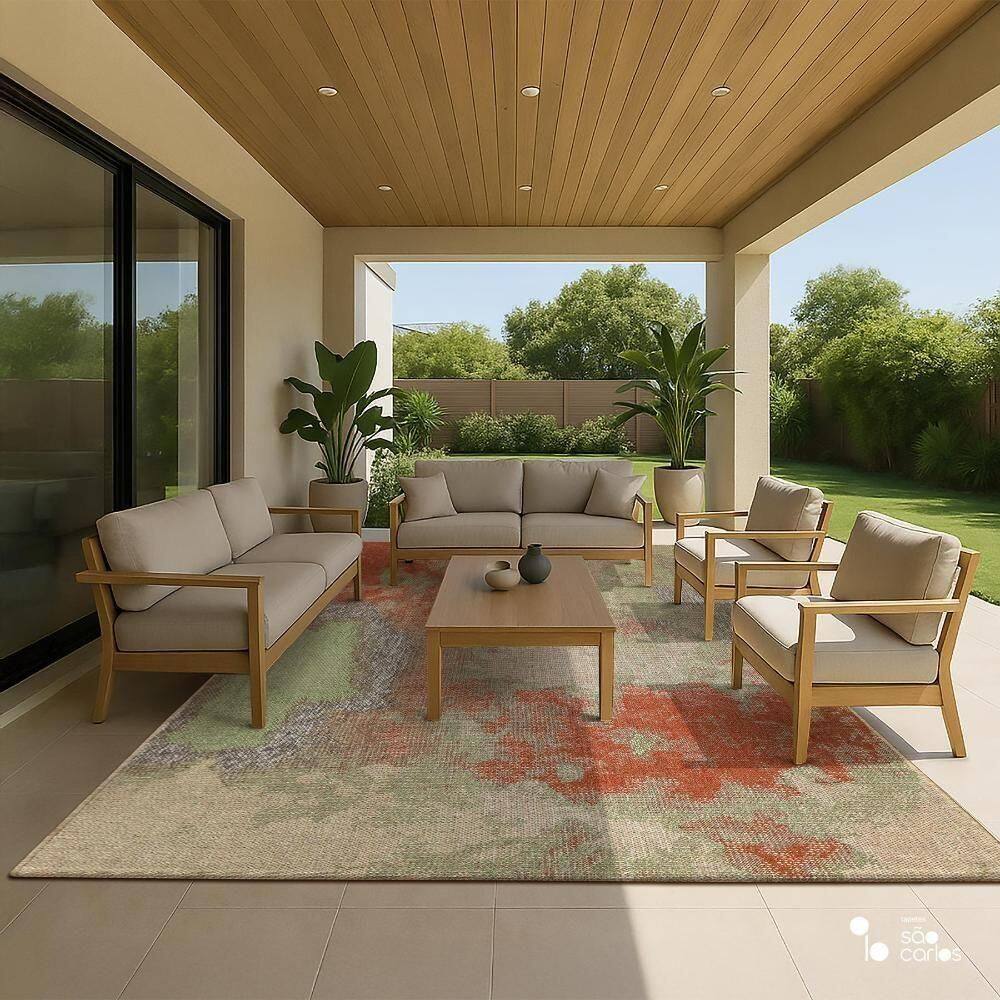 Tapete Elemento Aqua 250x350cm Tapetes São Carlos