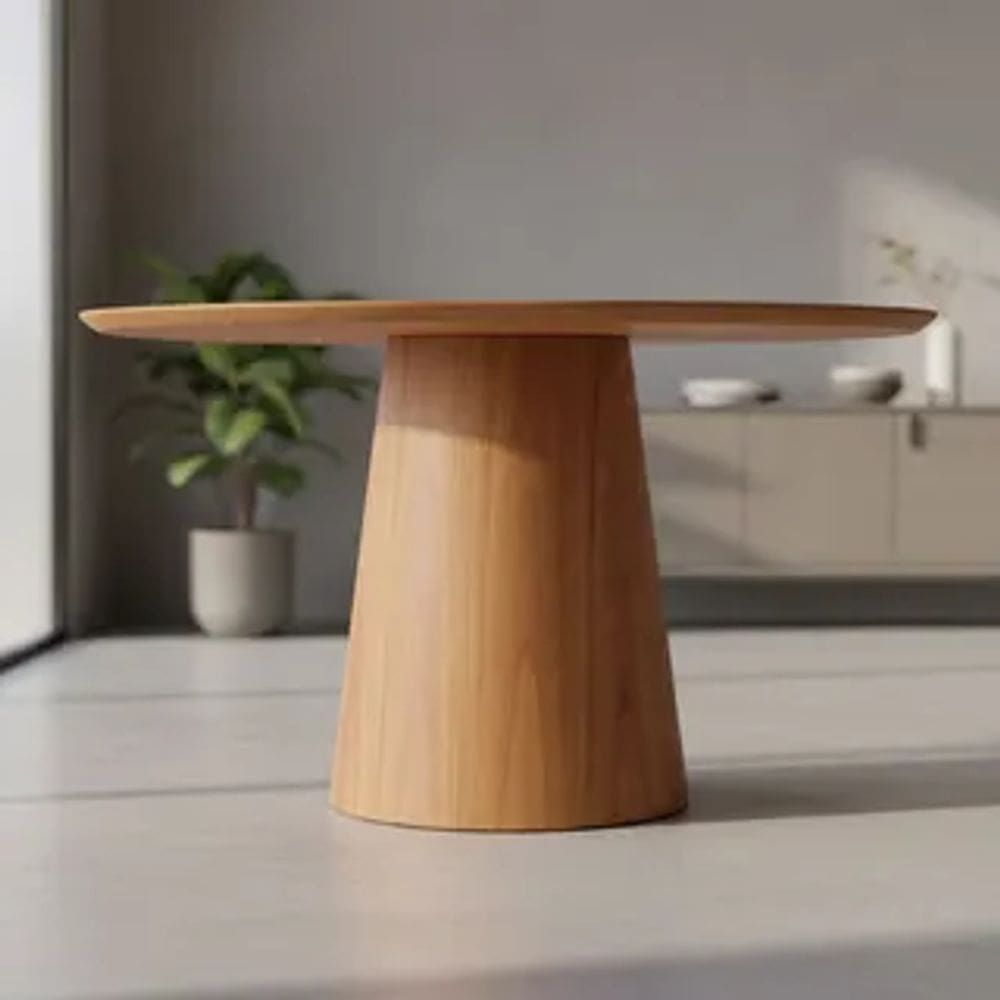 Mesa de Jantar Tampo Redondo 135cm - Dijon - Gold Salas