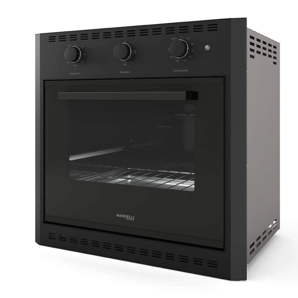 Forno Elétrico De Embutir 60 Litros Nardelli Black E60 Preto 110V