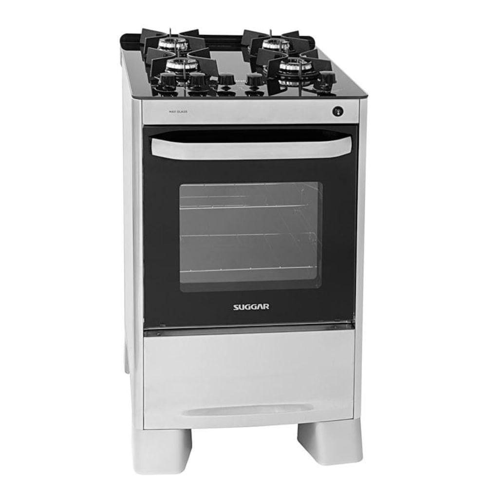 Fogão Max Glass 4 Queimadores Prix Bivolt Fgvmg410prix Bivolt