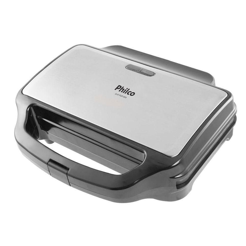 Grill E Sanduicheira Philco PGR18PI Inox 220V