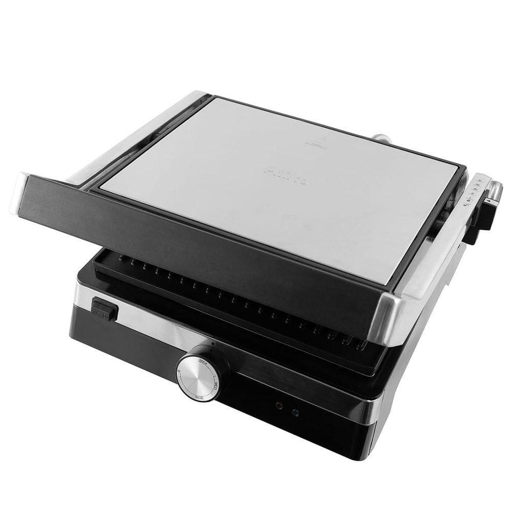 Grill Master Press Philco Inox Design PGR04PI Chapa 180º 110V