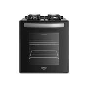 Fogão 4 Bocas De Embutir Dako Supreme Mesa De Vidro Preto Bivolt