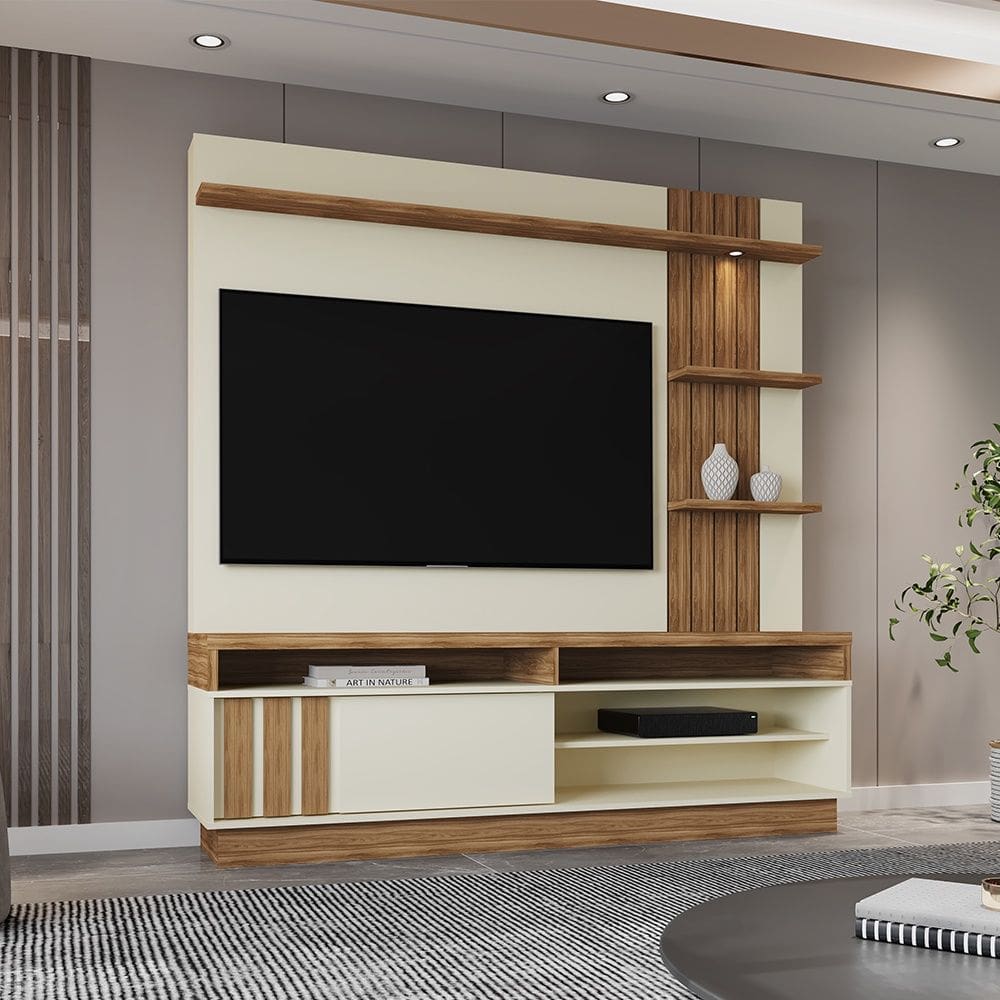 Home Mariana 1.80 Off White Amêndoa Mobler