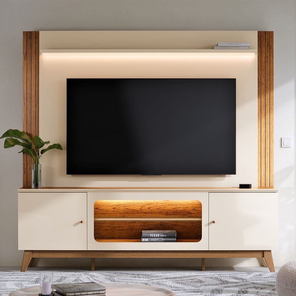 Home Maceio 1.98 Off White Canela Mobler