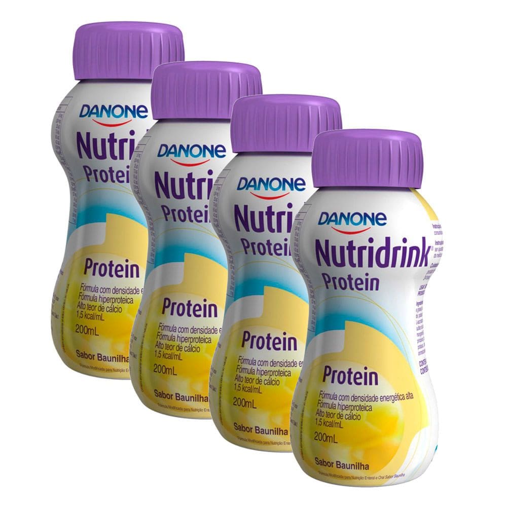 Kit 4 Nutridrink Protein Baunilha 200ml