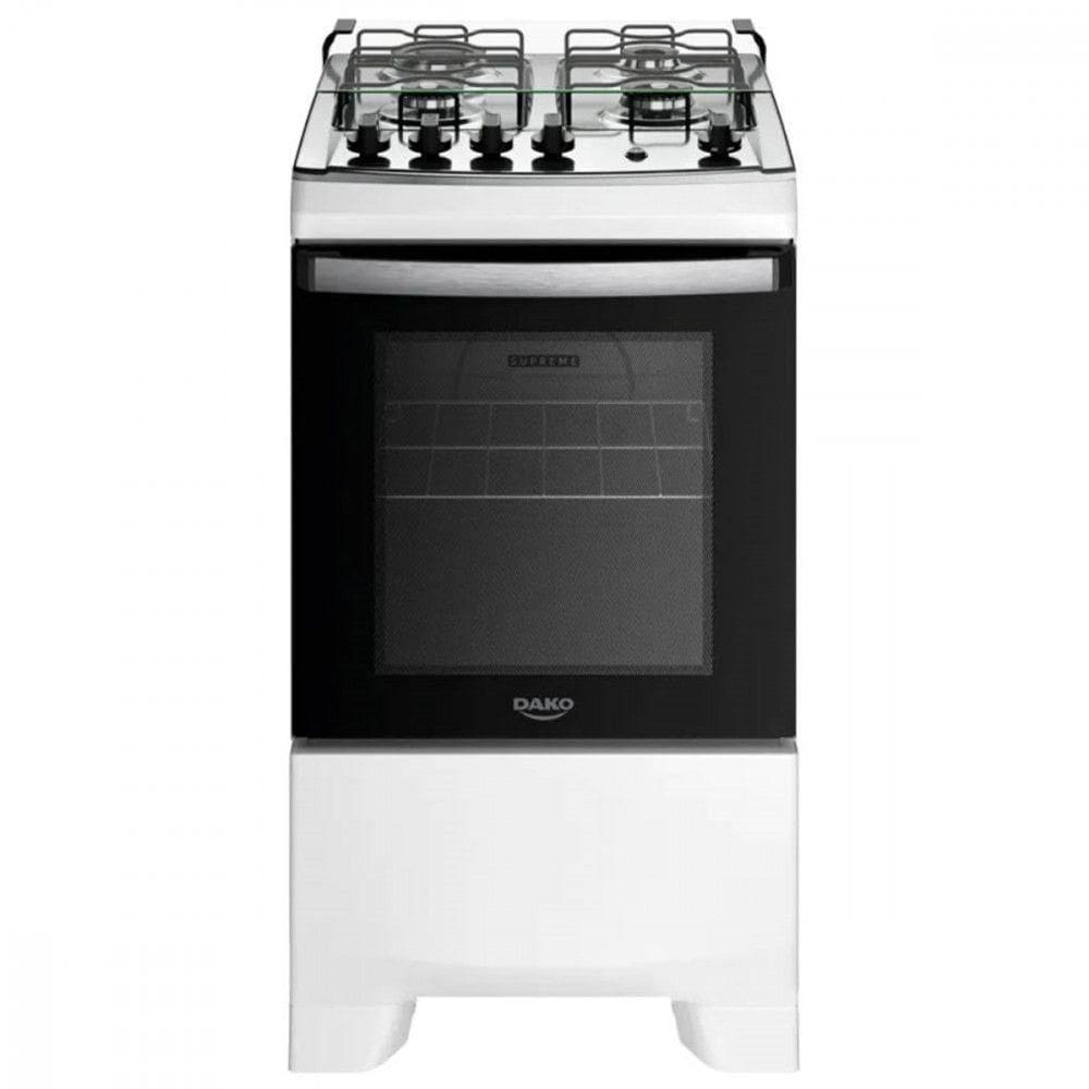 Fogao Dako 4 Bocas Supreme Branco Bivolt