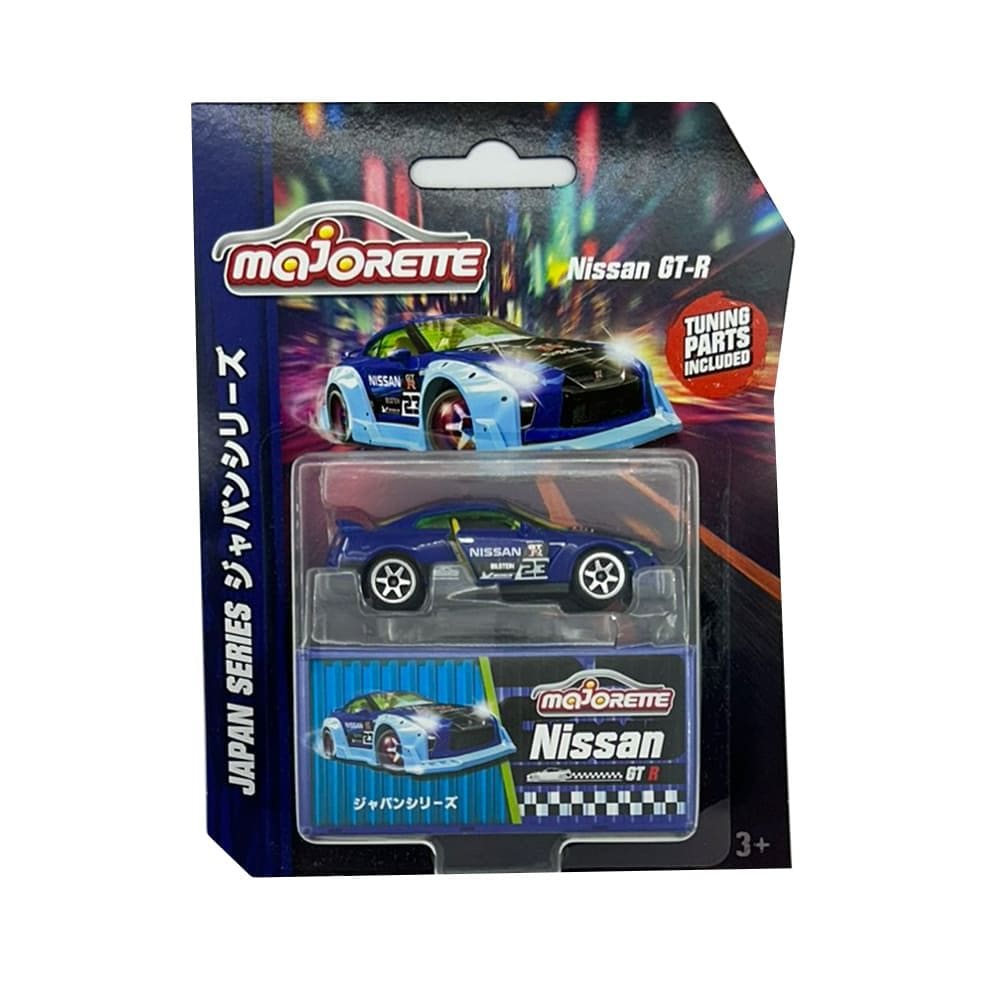 Miniatura Carro Nissan GT-R C/ Tuning Parts 1:64 Majorette