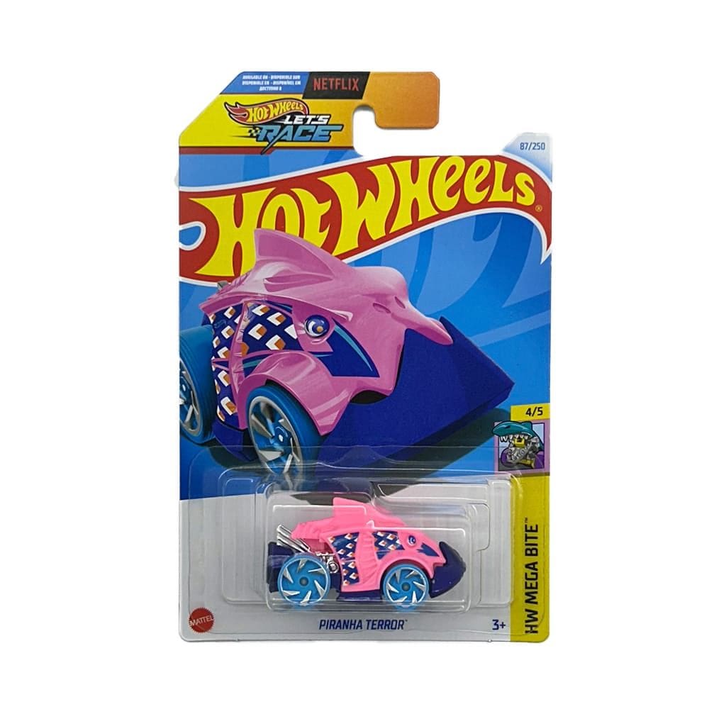 Miniatura Carro Piranha Terror 1:64 Hot Wheels