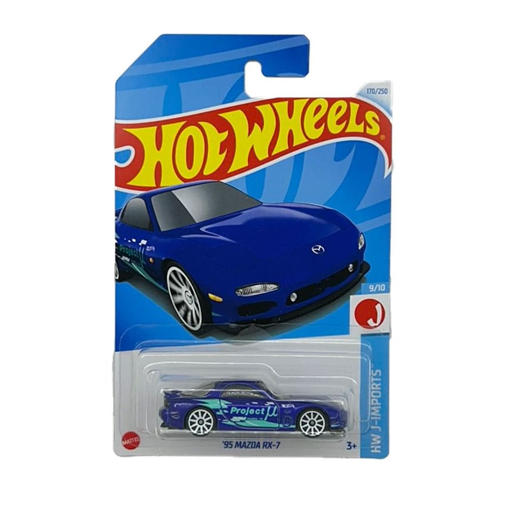 Miniatura Carro 95 Mazda RX-7 1:64 Hot Wheels