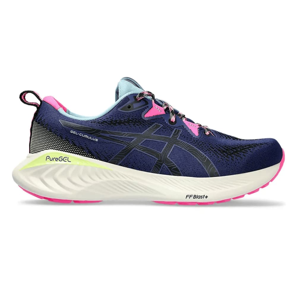 Tênis Asics Gel-Cumulus 25 TR Feminino - Azul+Rosa