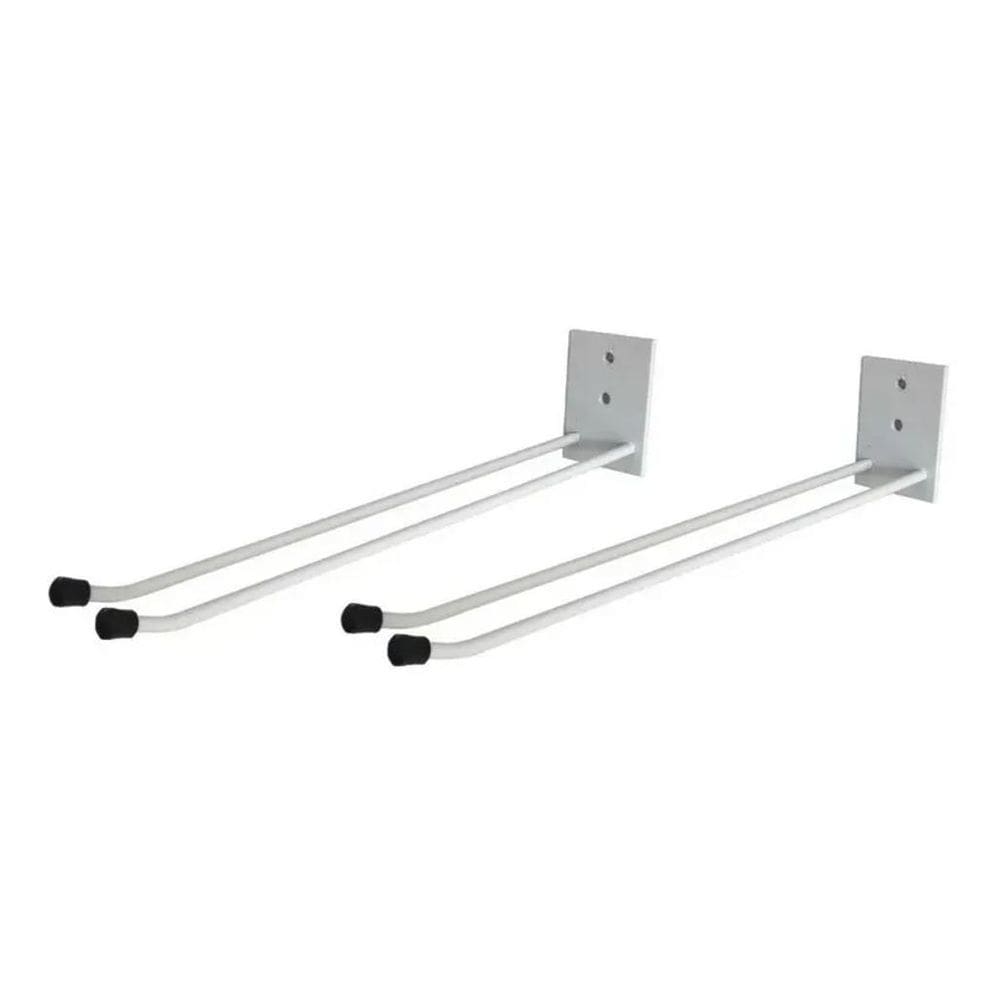 10X Suporte Parede Guarda Vassoura Rodo Pá Lixo 2 Unidades