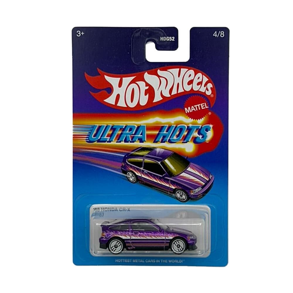 Miniatura Carro 1988 Honda CR-X 1:64 Hot Wheels