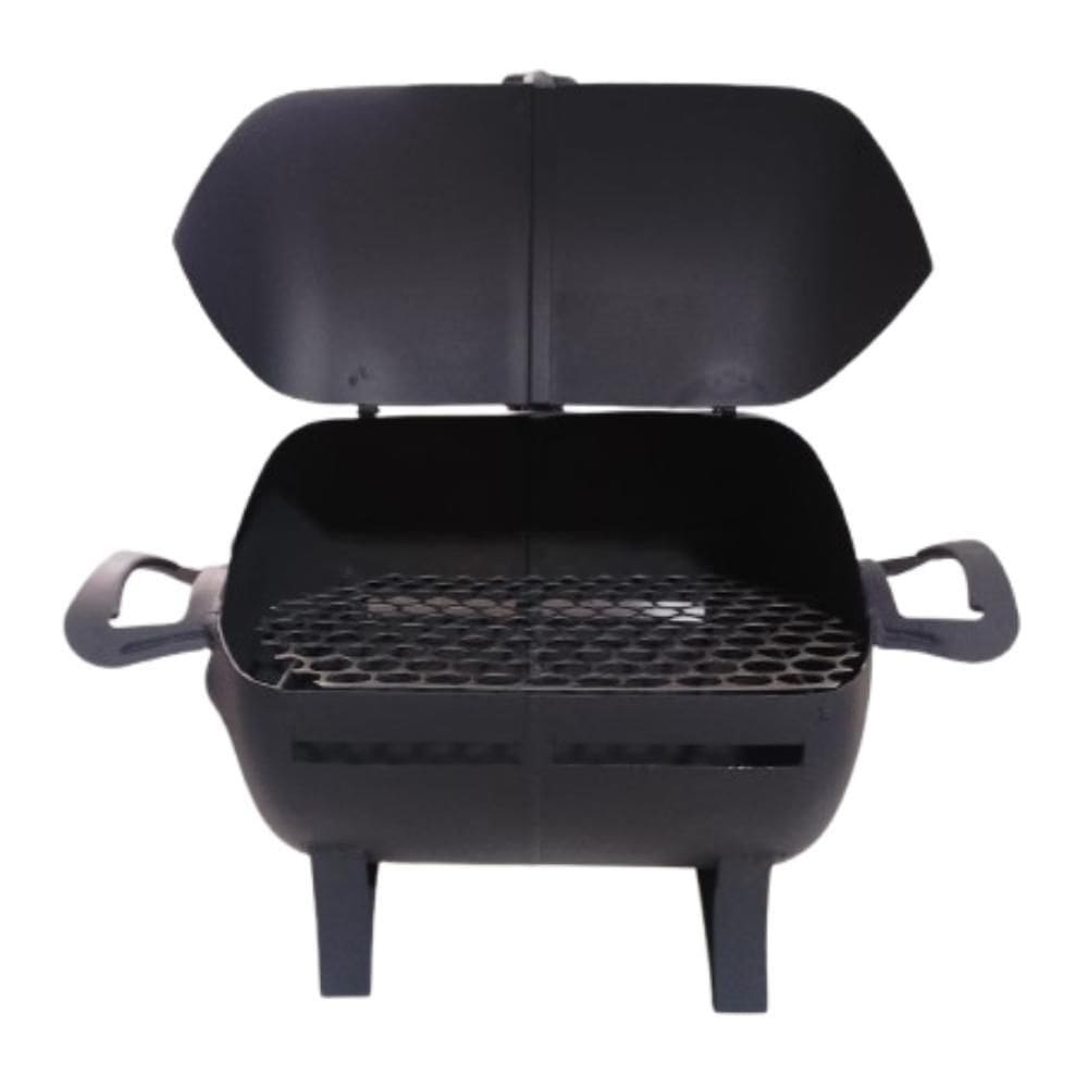 Mini Churrasqueira A Carvão Bafo Portatil Com Grelha
