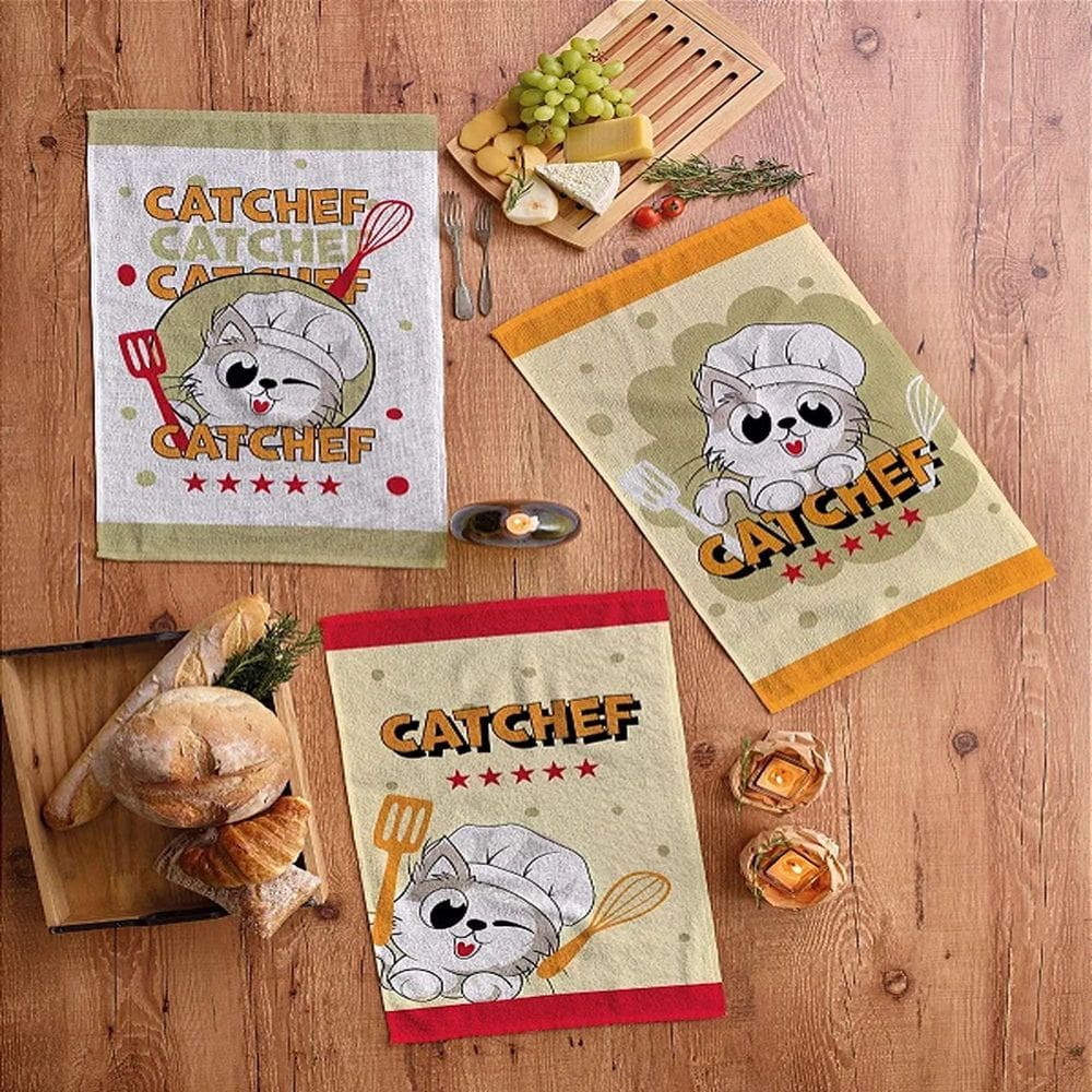 Kit 6 Panos De Copa Felpudo Teka Primore Catchef