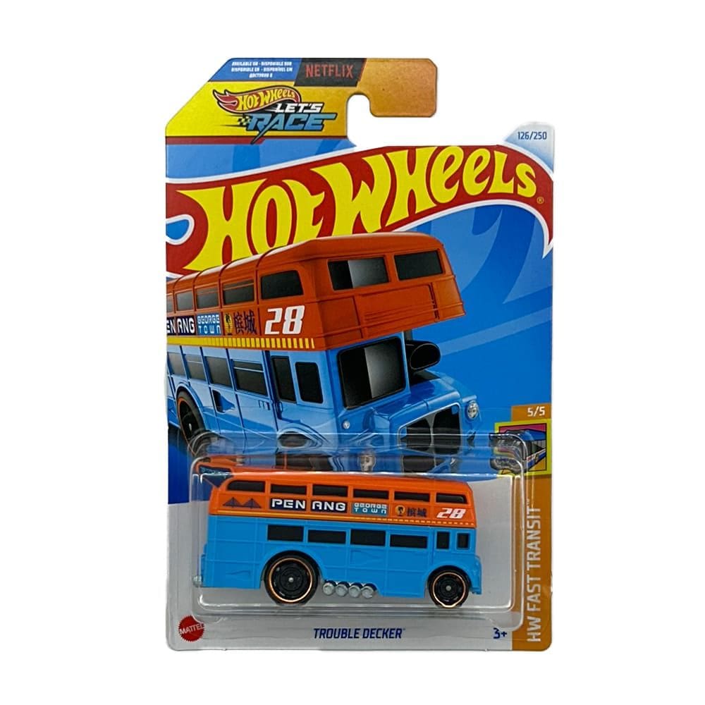 Miniatura Carro Trouble Decker 1:64 Hot Wheels