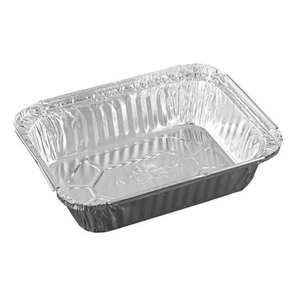2X Bandeja De Aluminio Forno - 500Ml - Wyda - 100 Unidades