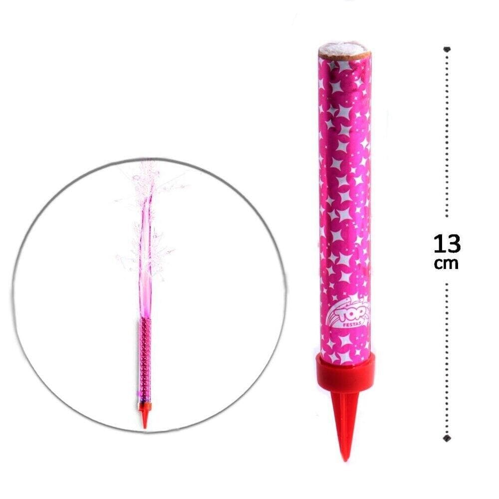 Vela de Aniversário Rosa - Tudo em Caixa