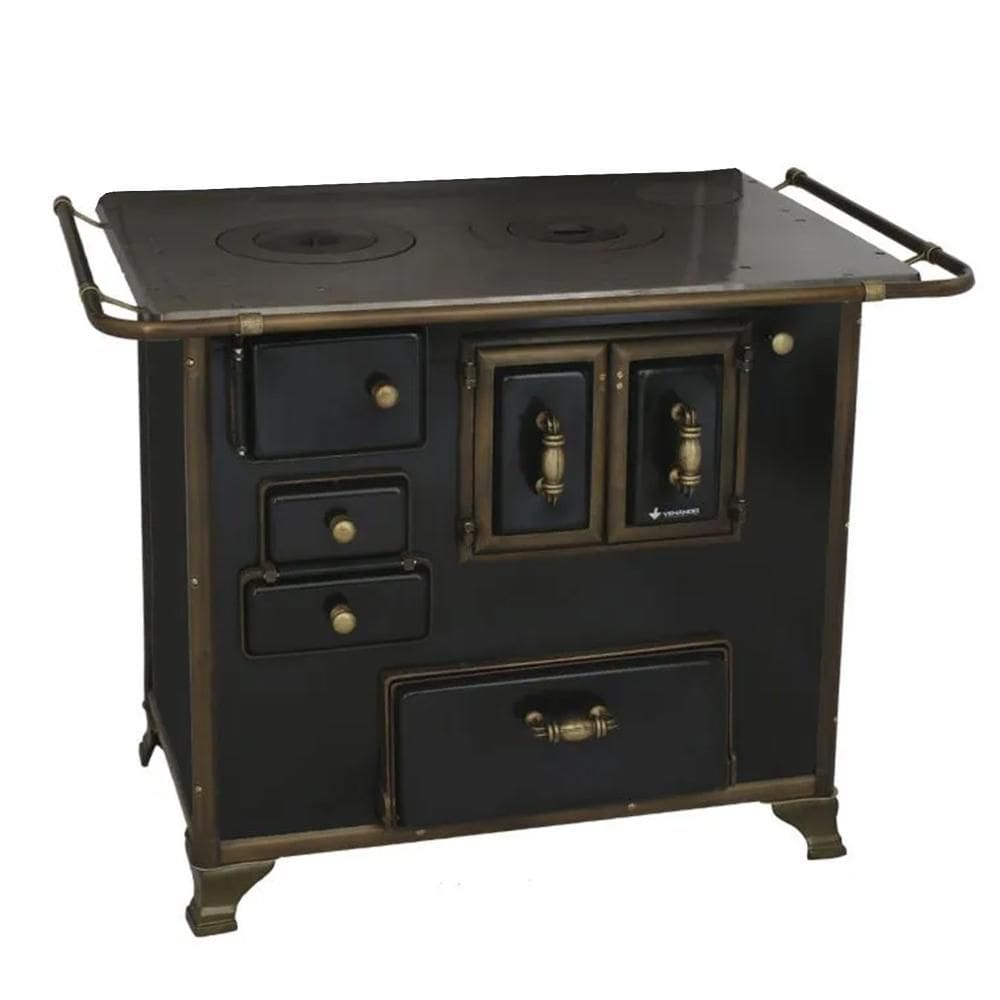 Fogão a Lenha Barroco Gabinete Venâncio 03 Preto FL3GBRCX