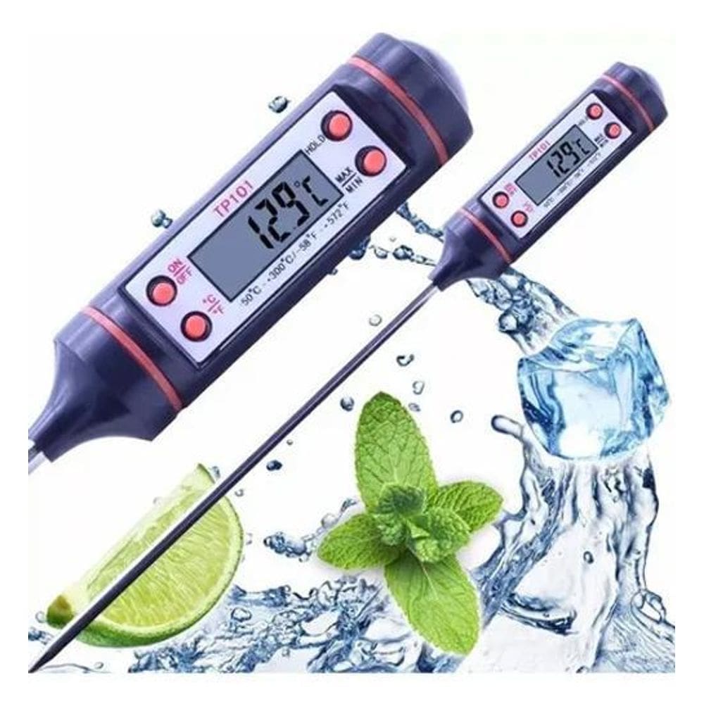 Termômetro Culinario Digital Espeto Alimentos Cozinha +