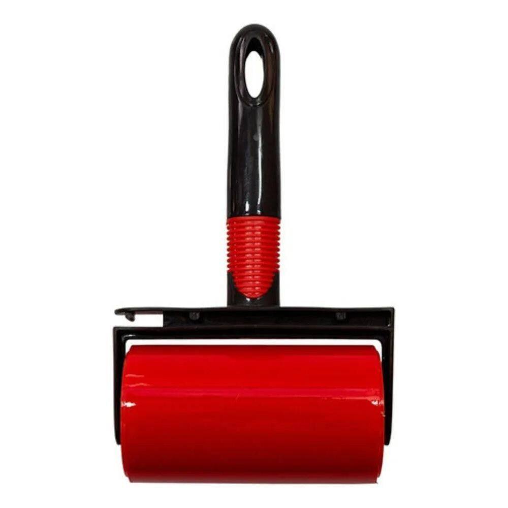 10X Powermaid Rolo Adesivo 11.6X20Cm Preto E Vermelho