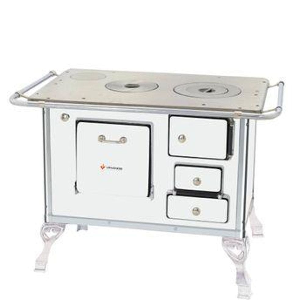 Fogão a Lenha Tradicional 02 Venâncio sem Tampa Branco 2EBR