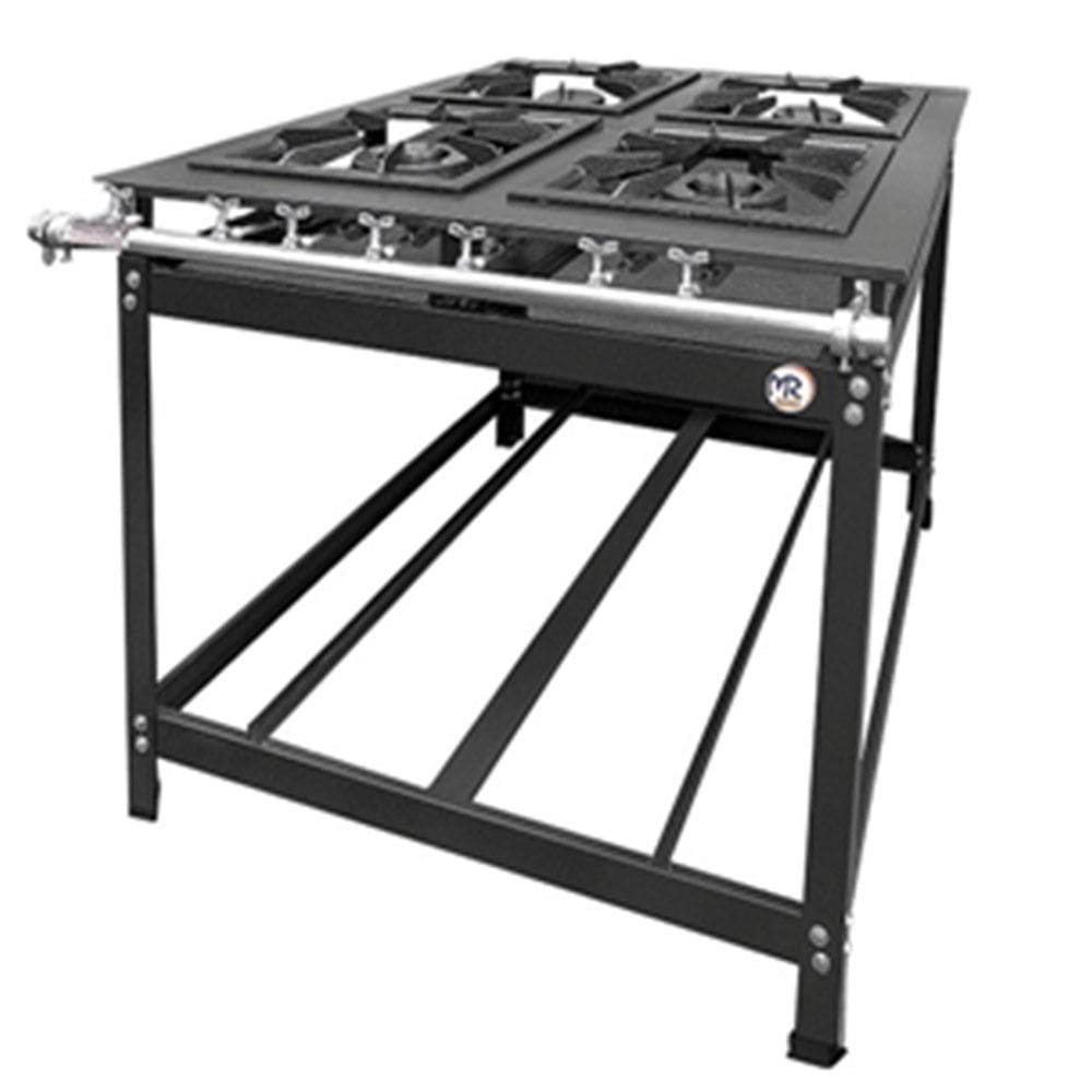 Fogão Ind. B.P - 4 Bocas - 2 Qs / 2 Qd             - 40X40 - P8