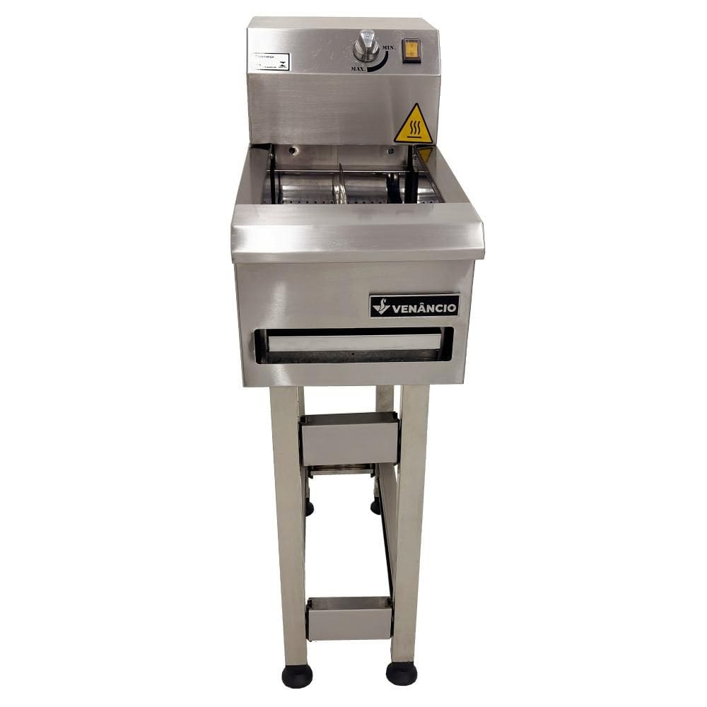 Conservador de Fritura Elétrico Venâncio Linha Prime 30 cm 9 Litros Com Cavalete 127V PCF12-ME-PCE030
