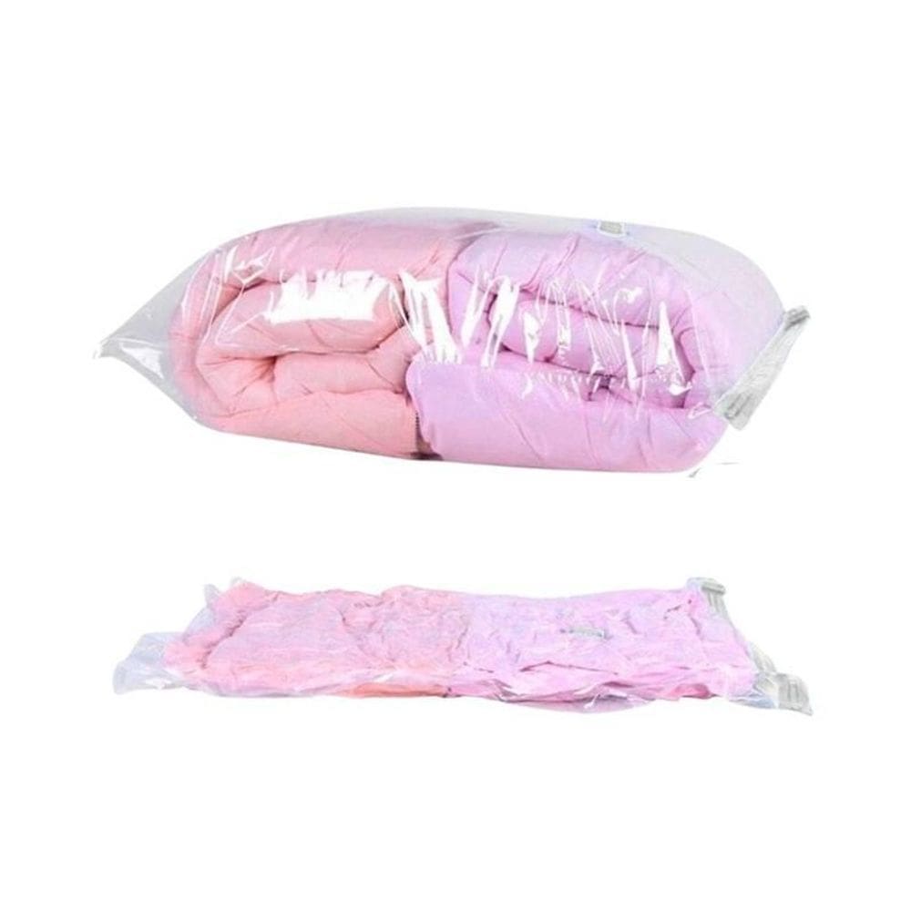 Saco À Vácuo Organizador De Roupas Para Viagem 80X130Cm