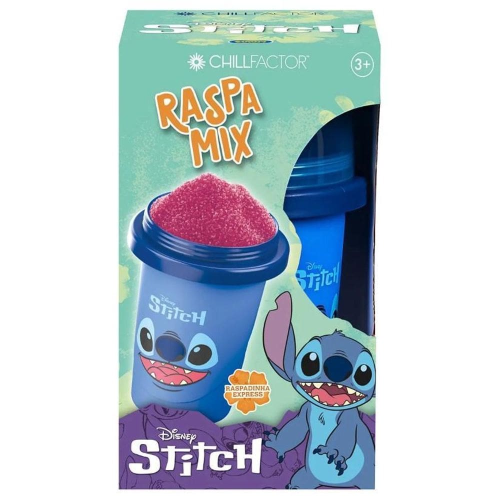 Copo Raspa Mix Azul Disney Do Stitch Chill Factor Sunny 4661