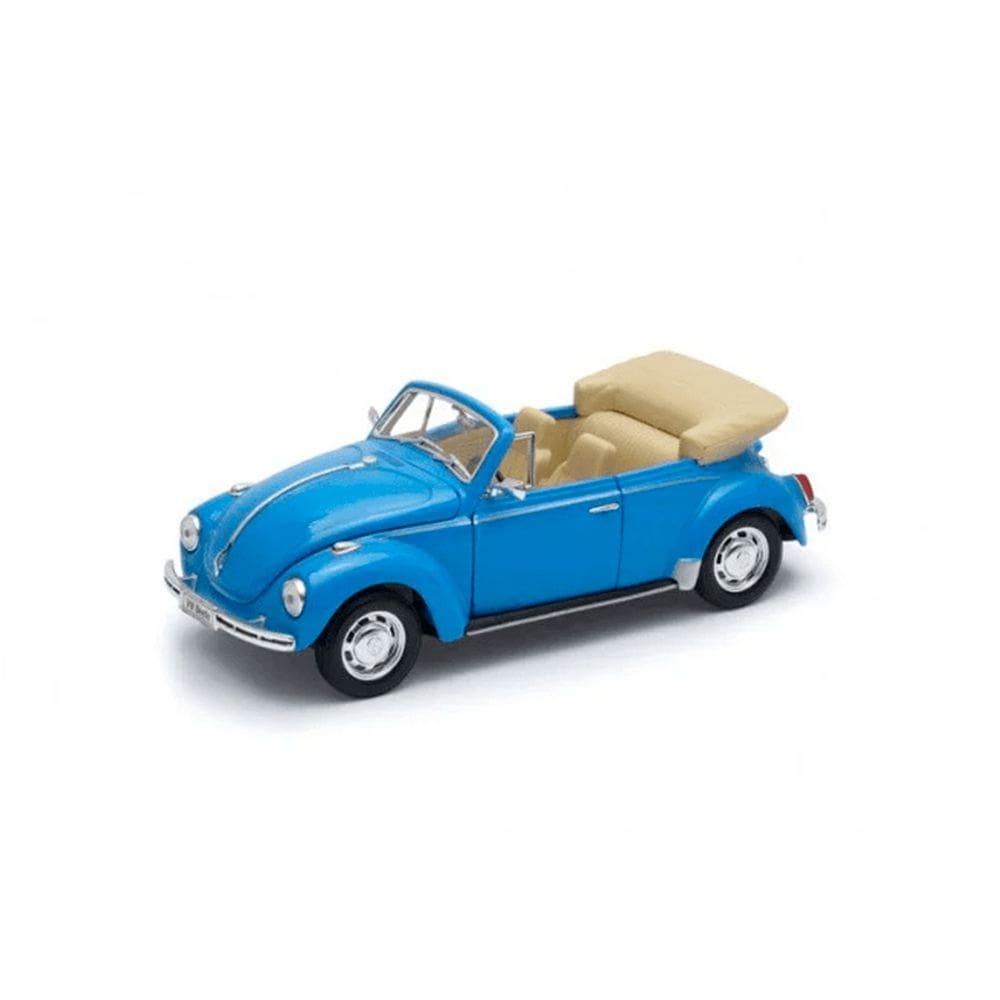 Miniatura Carro 1971 Volkswagen Fusca Conversível 1:24 Welly
