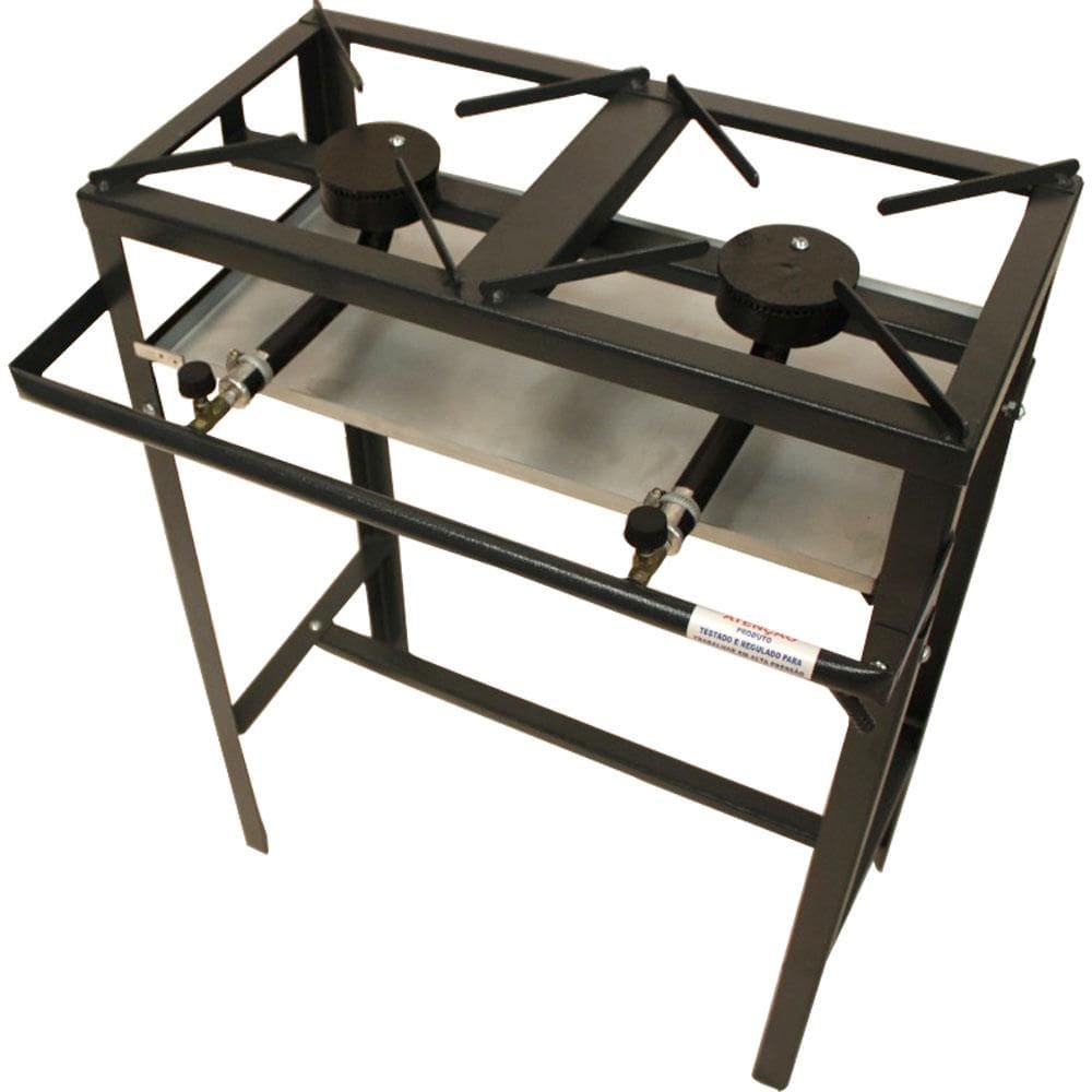 Fogão 2 Bocas de Mesa Alta Pressão Junior FE02-JR