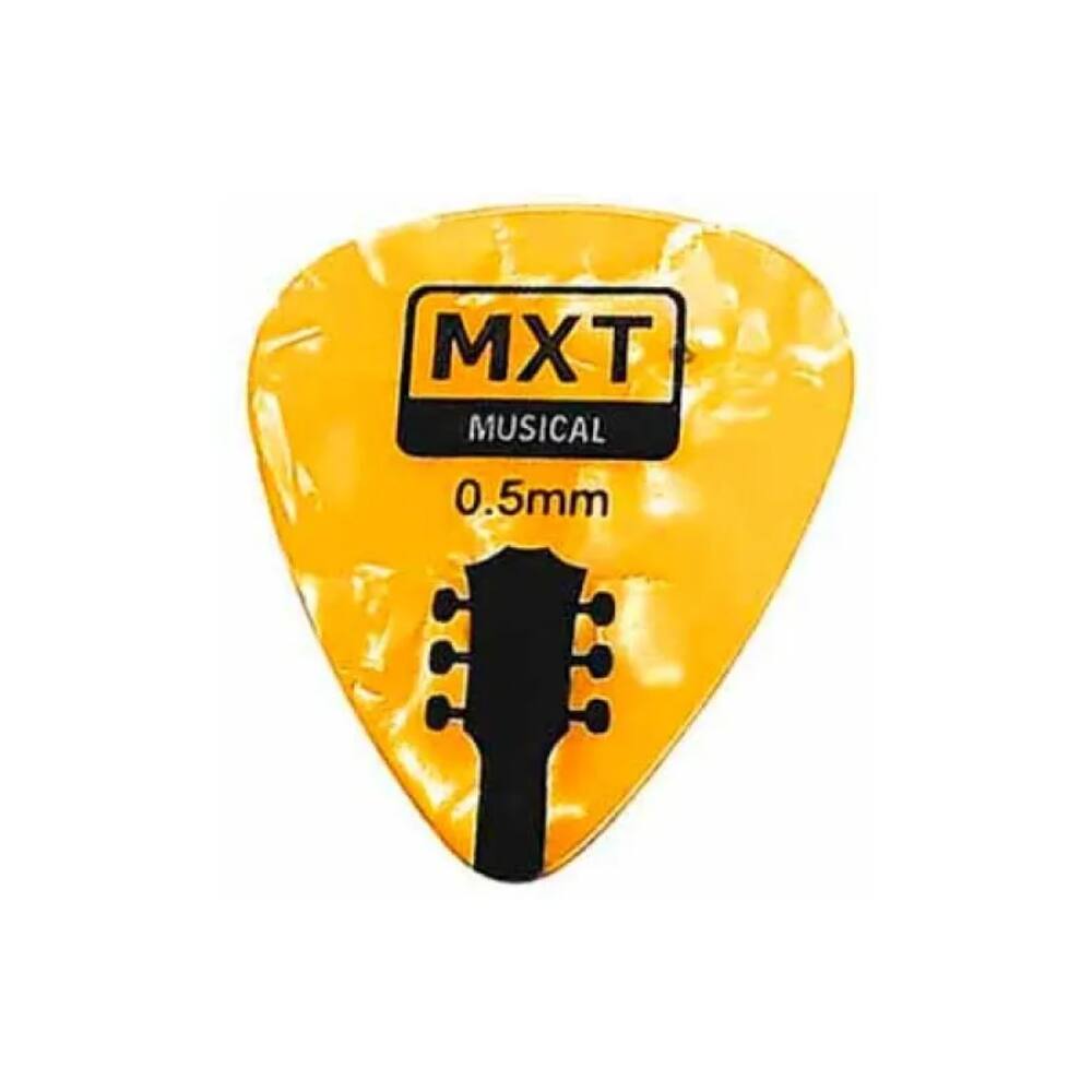 Palheta P/Violão 0.5Mm Amarela
