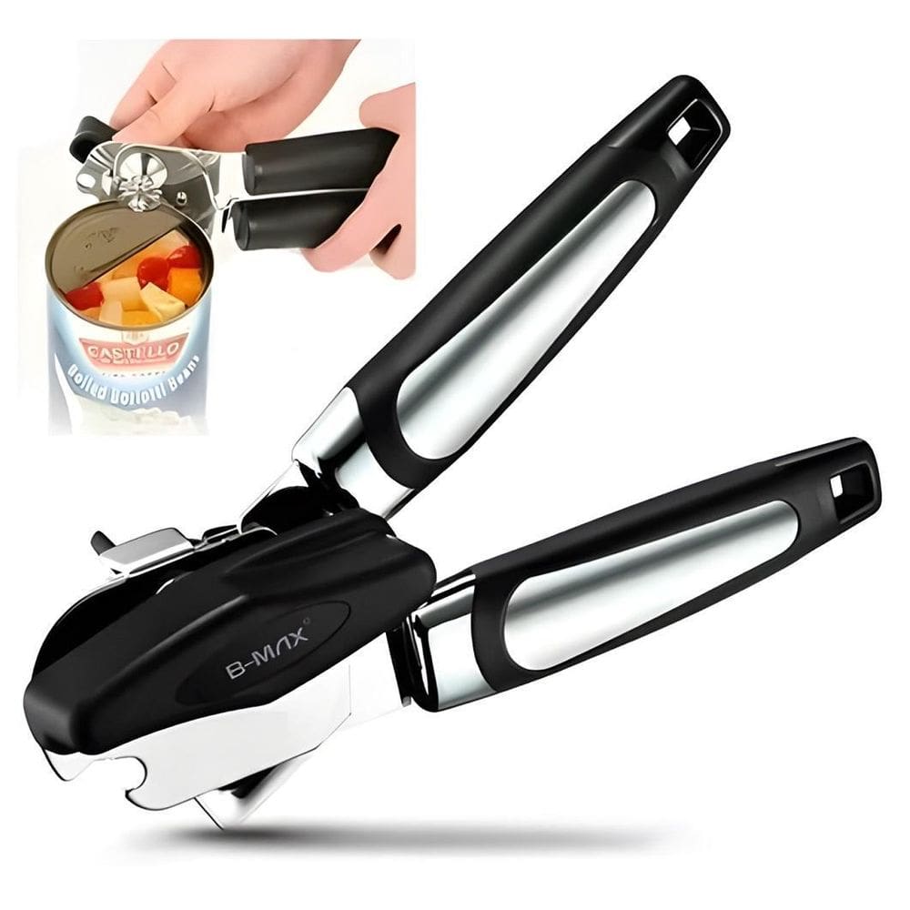 Abridor De Lata Manual 3 Em 1 Para Cozinha Seguro Higiênico