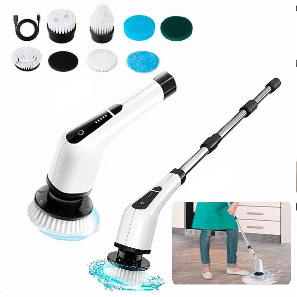 Esfregão Elétrico Giratório 360 Versátil Perfeito Limpeza