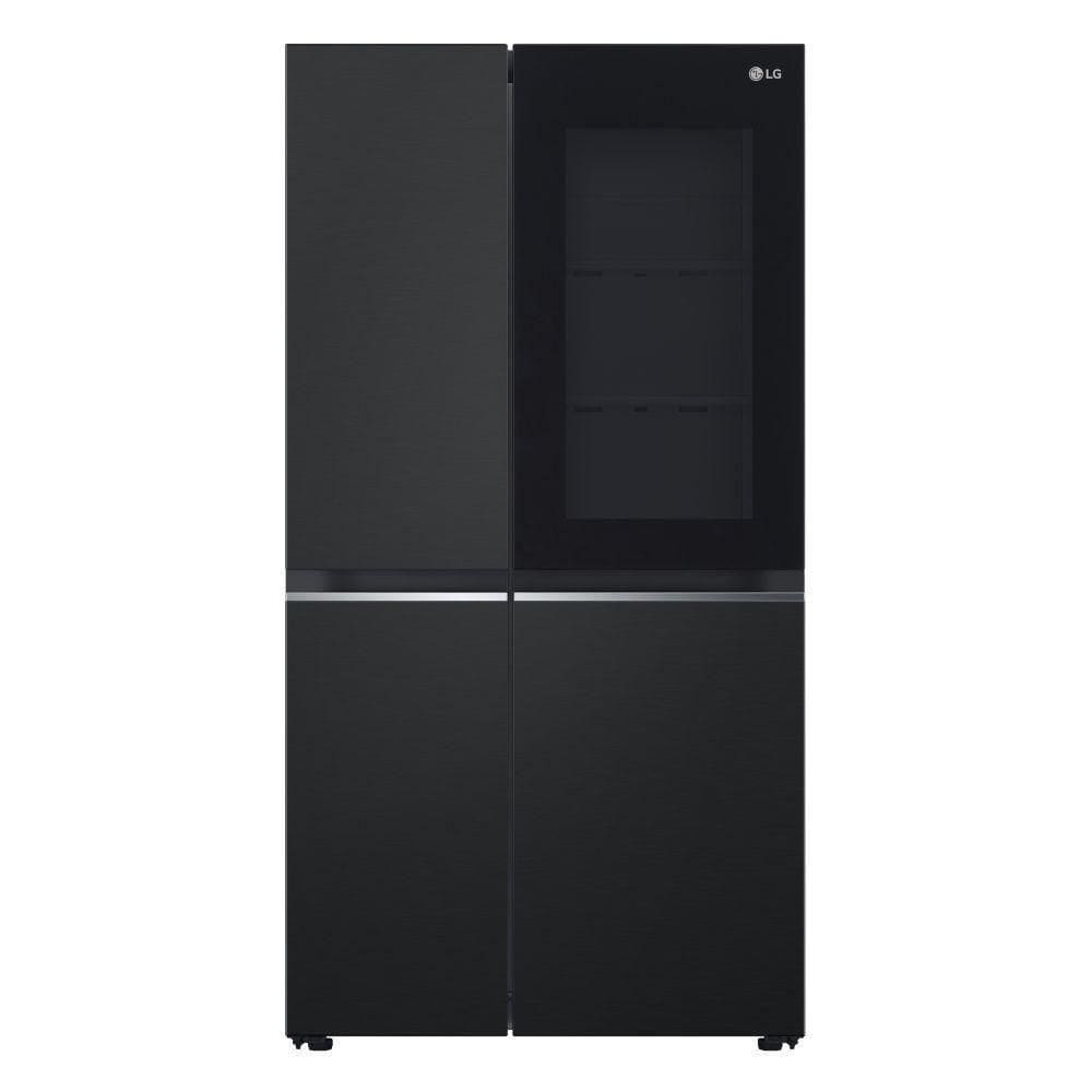 Geladeira LG Frost Free Side By Side Inverter 647L Instaview GC-V257SQV Preto 110V