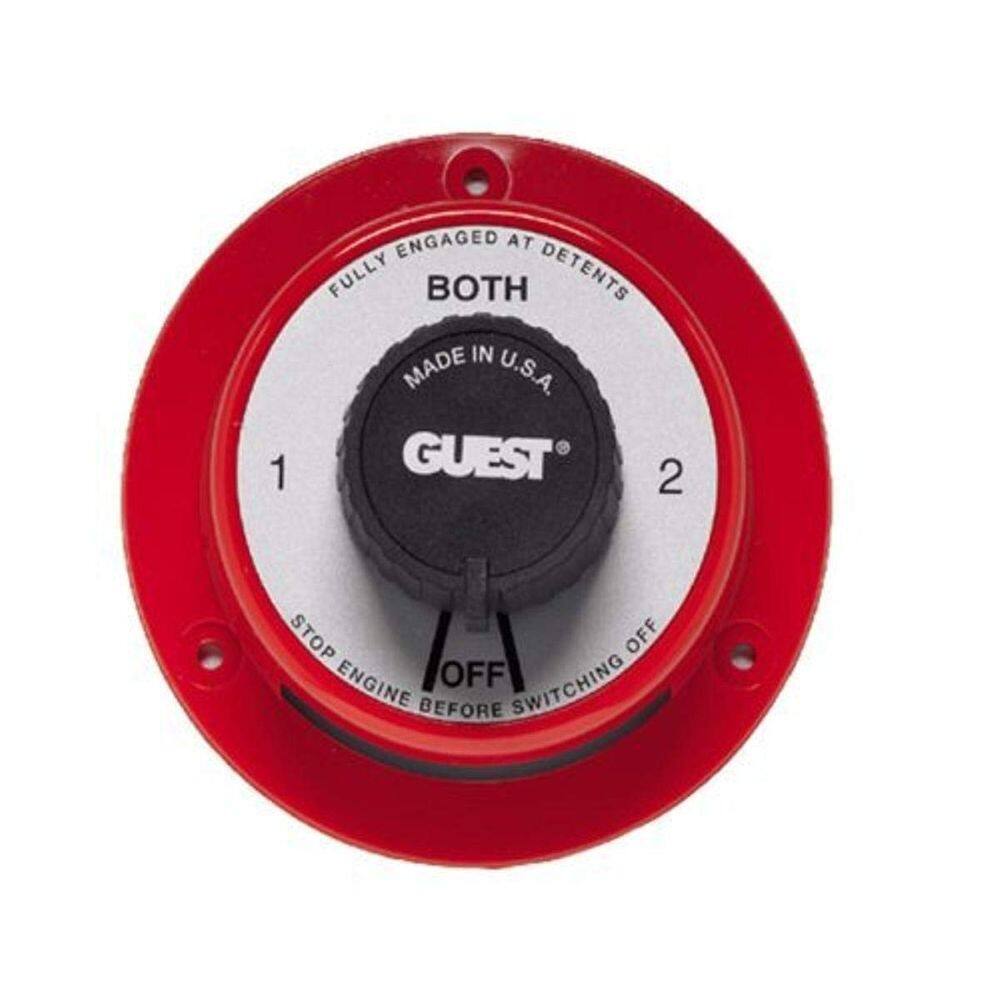 Chave seletora de bateria marinha Guest 2101 Cruiser Series