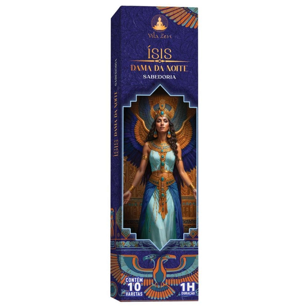 Incenso Linha Egípcia E Hindus 0% Carvão M C/10 Varetas