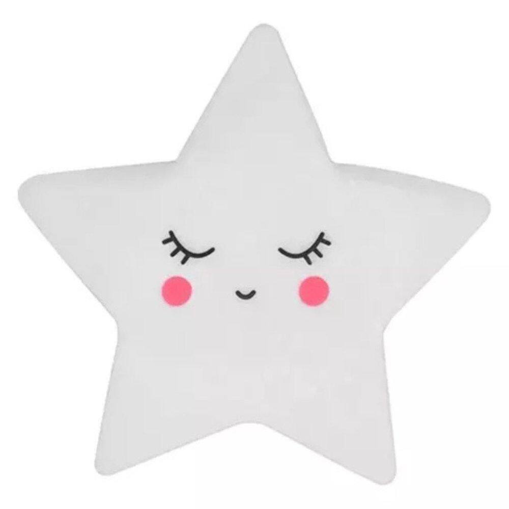 Luminária Estrela Led Infantil Luz Suave E Design Encantador