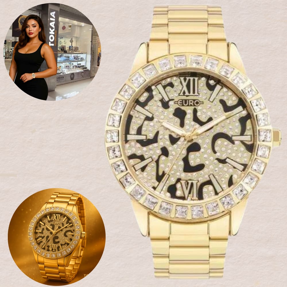 Relógio Euro Feminino Analógico Dourado EU2036YTG/4P