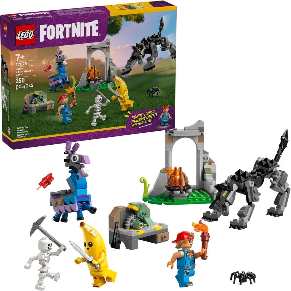 77075 - LEGO® Fortnite - Acampamento de Embananado e Faísca