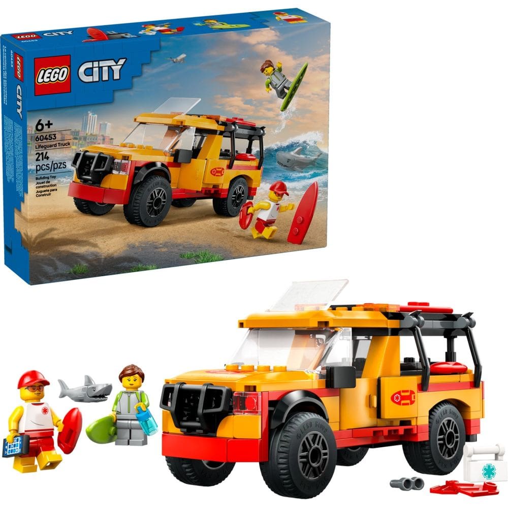 60453 - LEGO® City - Utilitário Salva vidas de Resgate na Praia