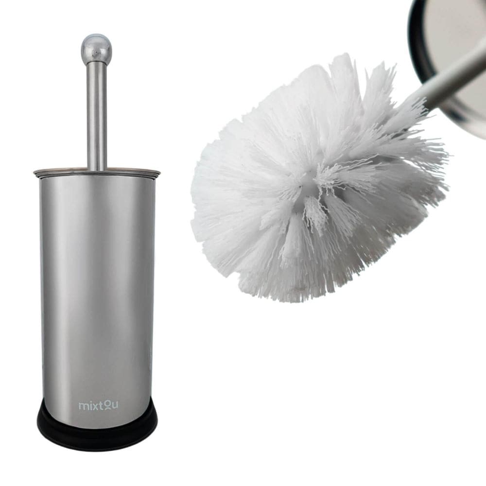 Escova Sanitária Para Limpeza De Vaso De Banheiro Aço Inox